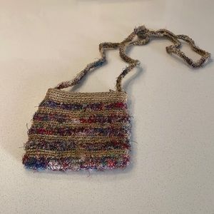 Raw Silk and Hemp Purse